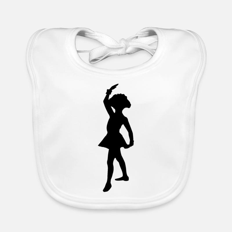 Garde de carnaval dansant le mardi gras Bavoir bio Bébé