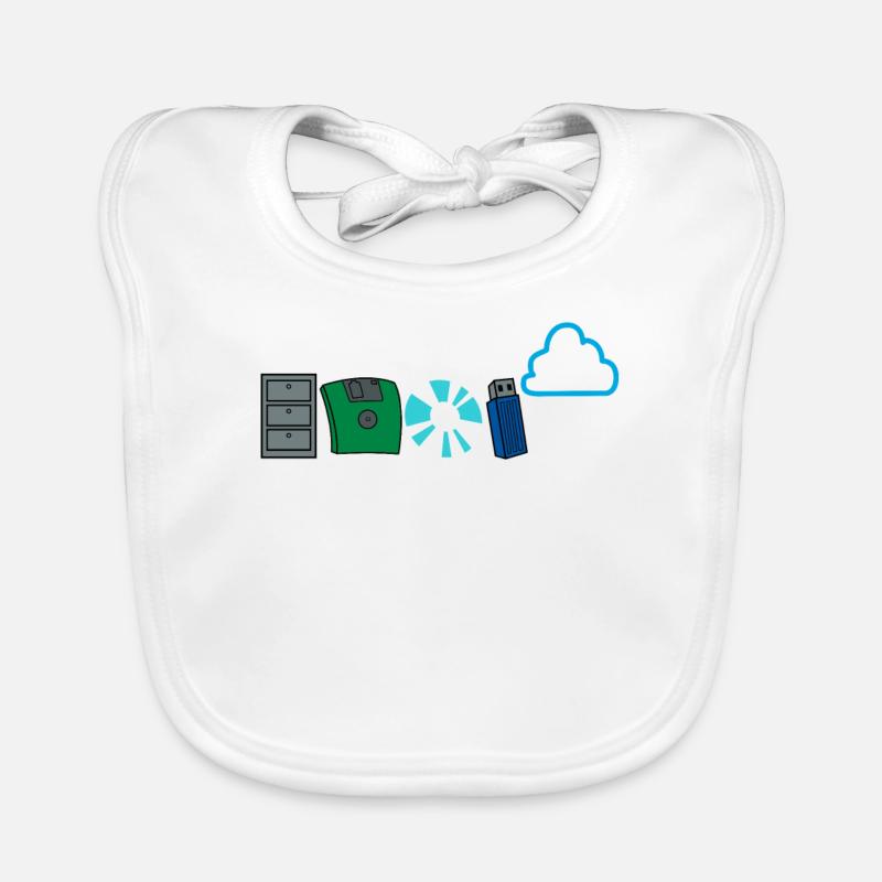 Développeur de logiciels informatiques code programmeur Bavoir bio Bébé