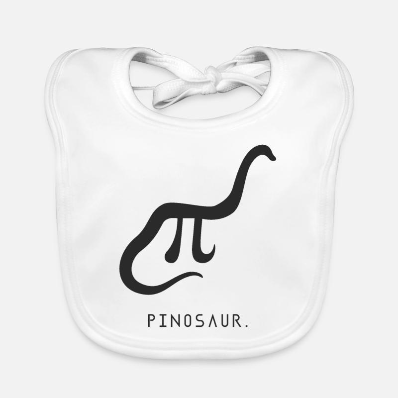 Pi dinosaure math Bavoir bio Bébé