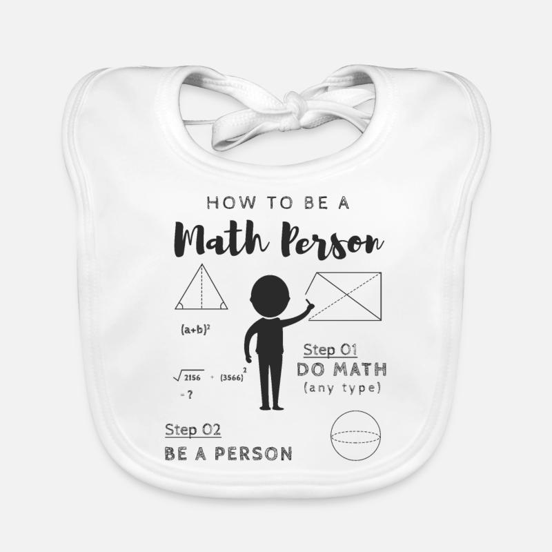 Math person Organic Baby Bibs