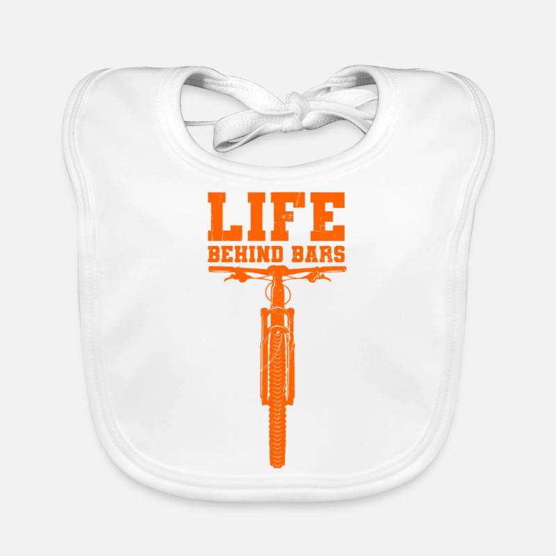 Fahrradfahrer Baby Bio-Lätzchen