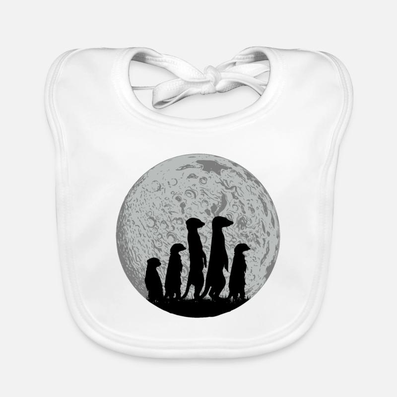 Erdmännchen Baby Bio-Lätzchen