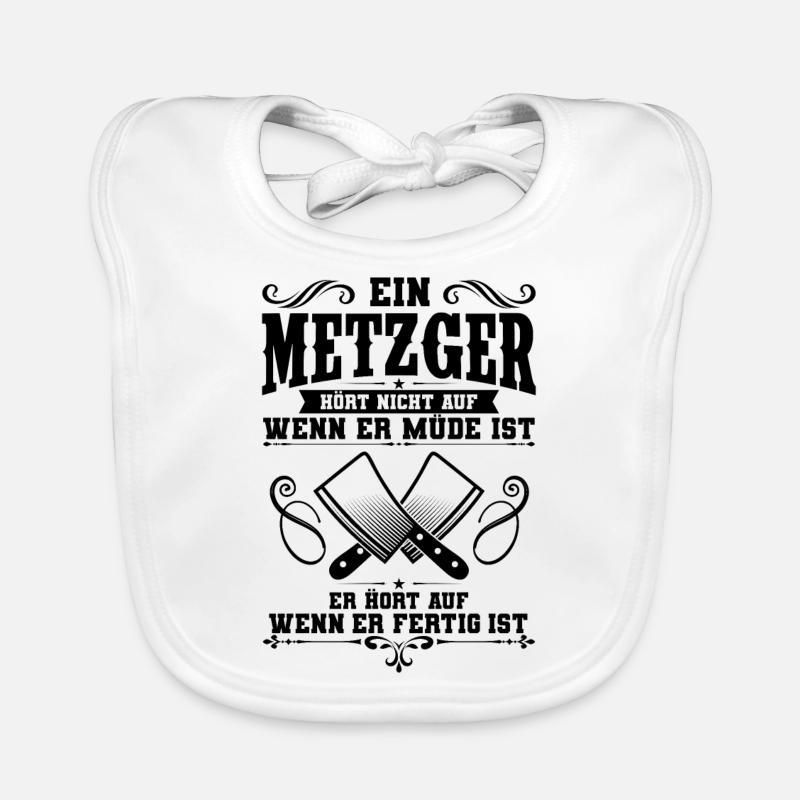 Metzger - Baby Bio-Lätzchen - Weiß