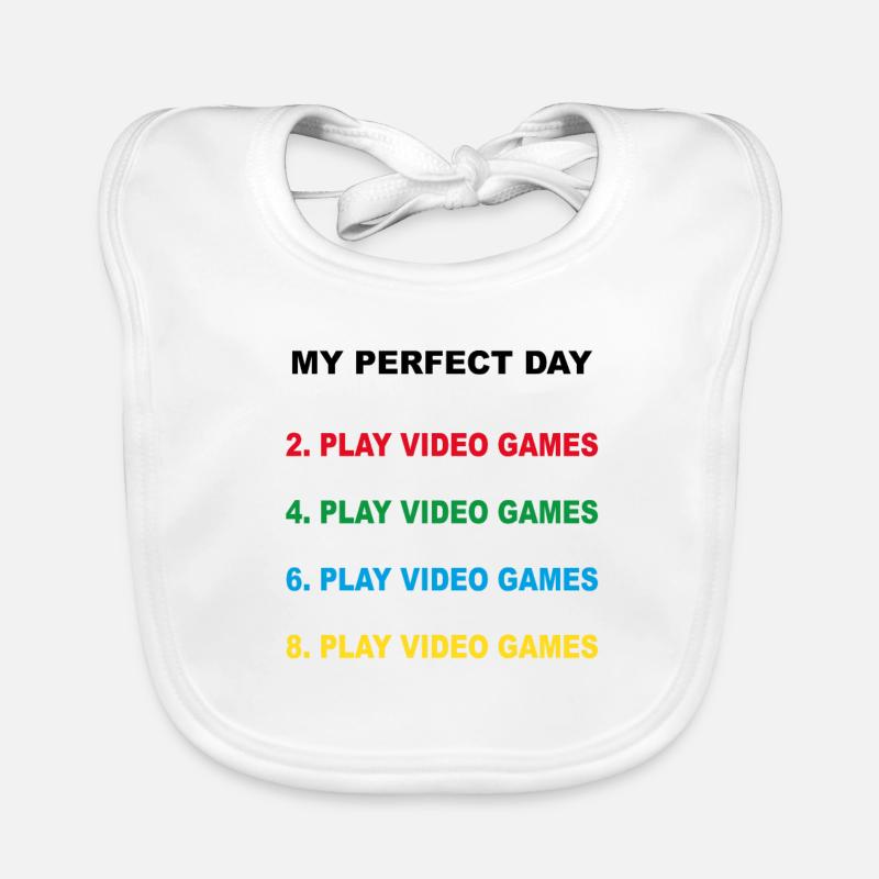 Lustiges Programmierer Computer Gamer Geschenk Baby Bio-Lätzchen