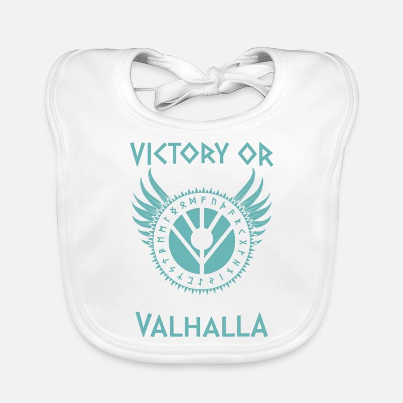 Victory Or Valhalla Shield Maiden Chemise Historian Bavoir bio Bébé