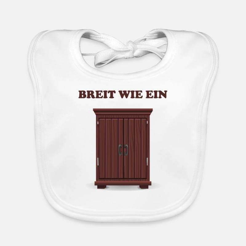 BREIT WIE EIN SCHRANK Baby Bio-Lätzchen