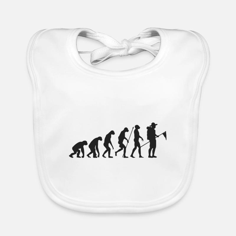 Pfadfinder Evolution - Baby Bio-Lätzchen - Weiß