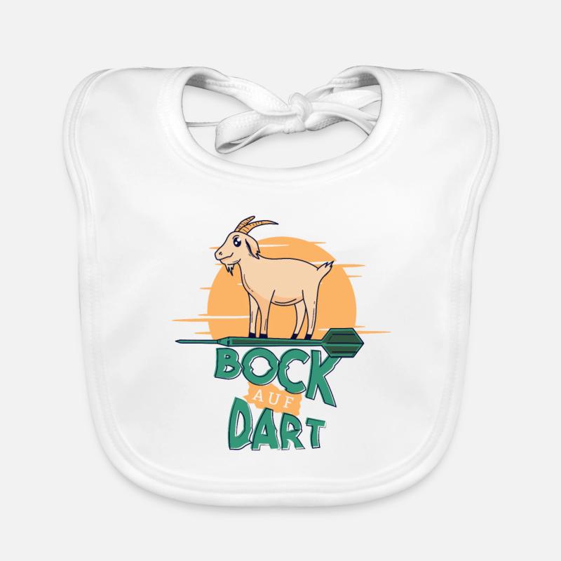 Bock Auf Dart - Fléchettes pour joueurs de fléchettes Bavoir bio Bébé