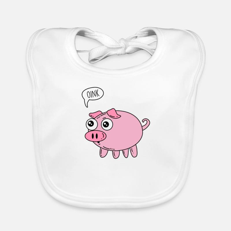 Oink - cochon Bavoir bio Bébé