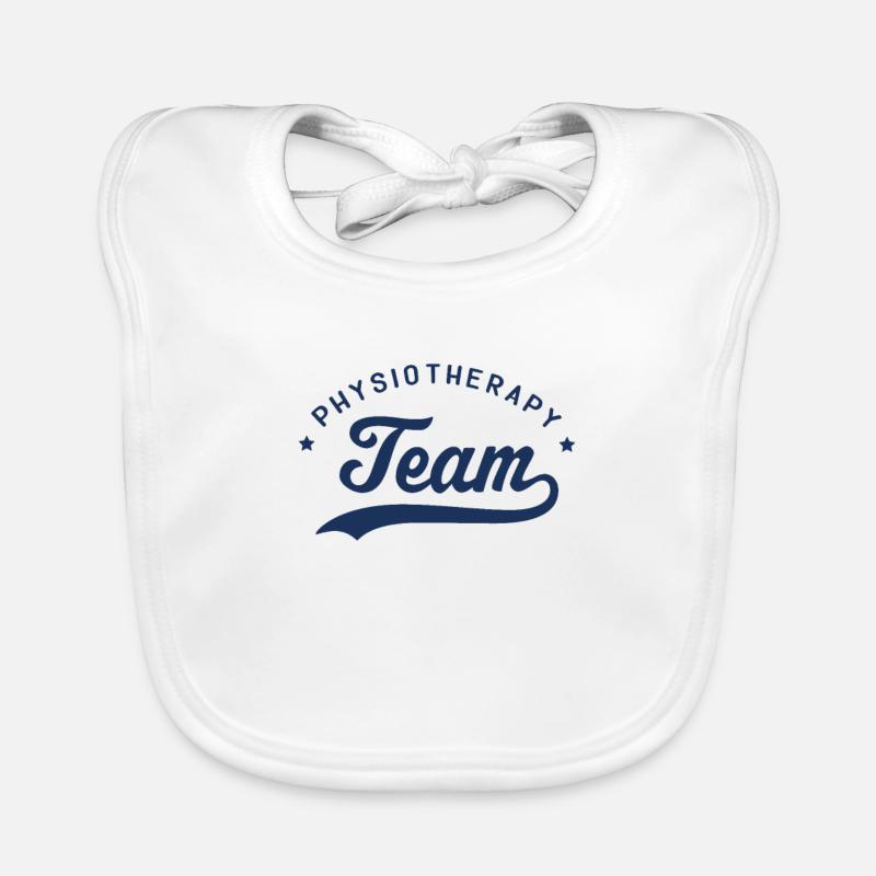 Physio Team Physiotherapeut Beruf Physiotherapie Baby Bio-Lätzchen