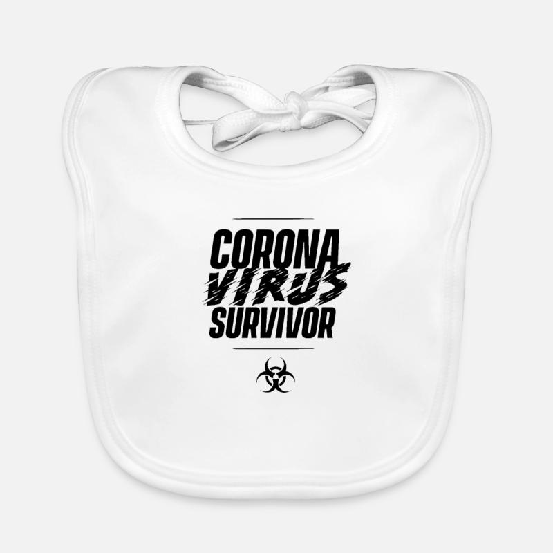 COVID_! 9 Pandemic Corona Virus Virus Corona Virus Organic Baby Bibs