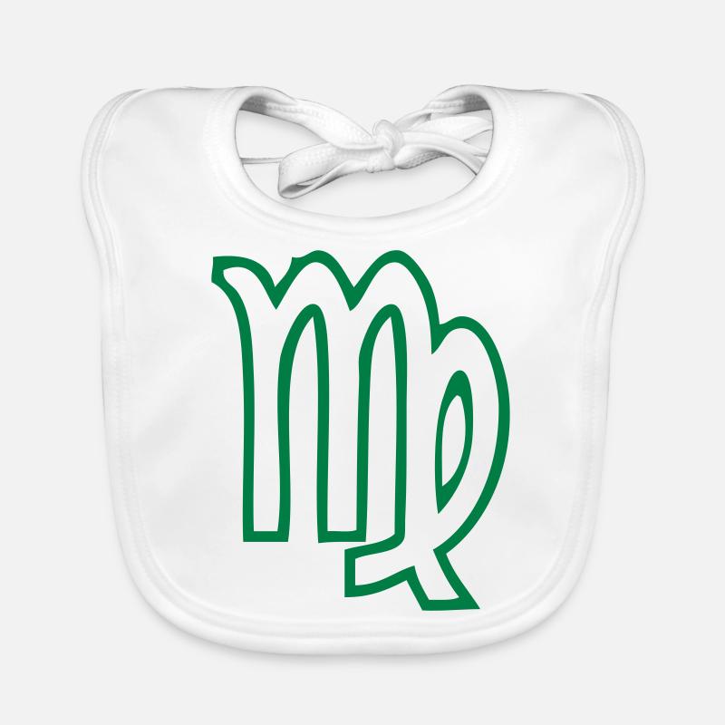 blank astrological sign Organic Baby Bibs