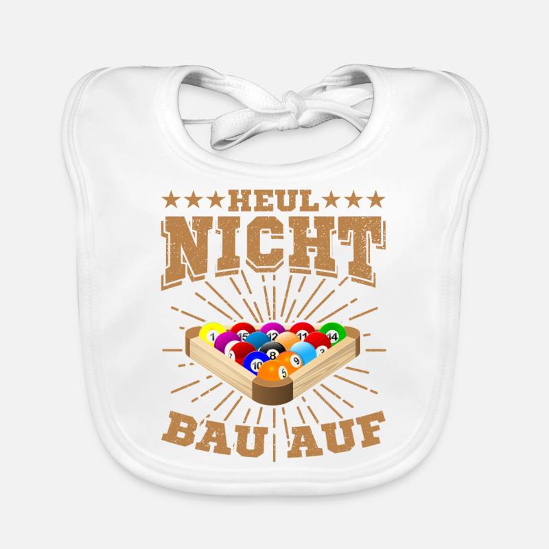 Billard Baby Bio-Lätzchen