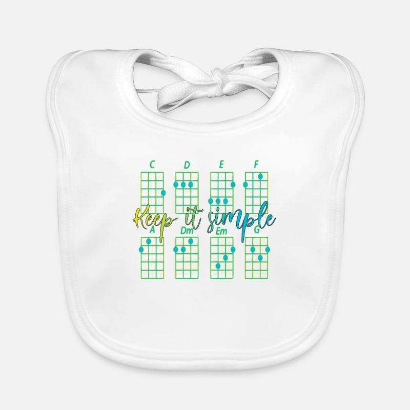 accords ukuléléens simples Bavoir bio Bébé
