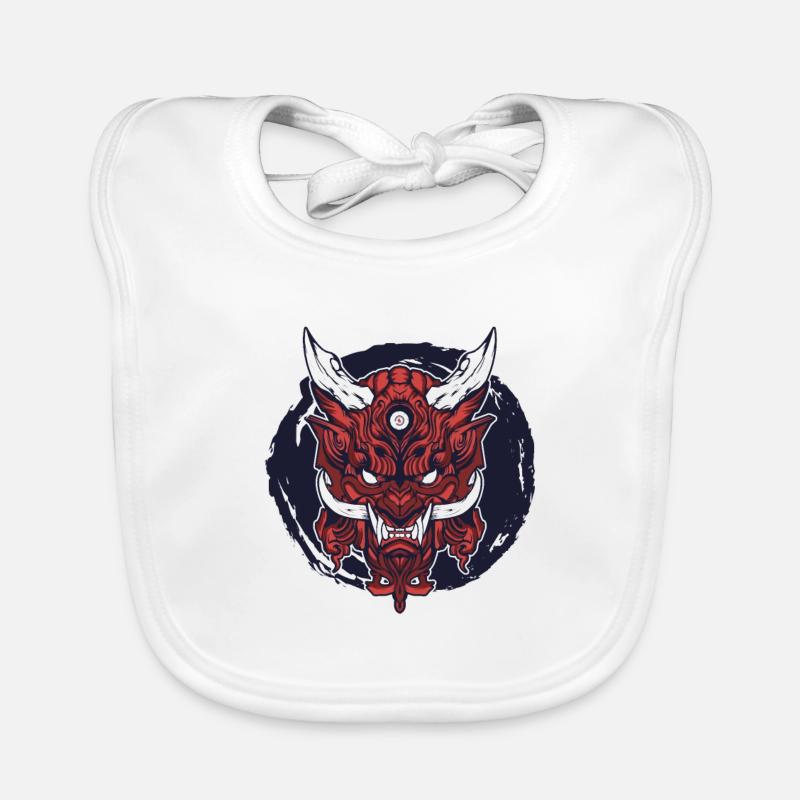 Devil Krampus Evil Perch Run Organic Baby Bibs