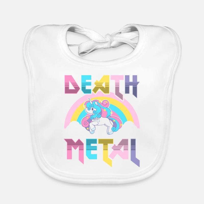 Death Metal Baby Bio-Lätzchen