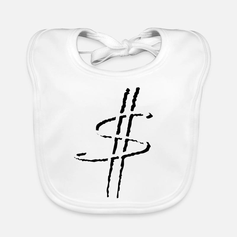 $ Bargeld Geld Geld Baby Bio-Lätzchen