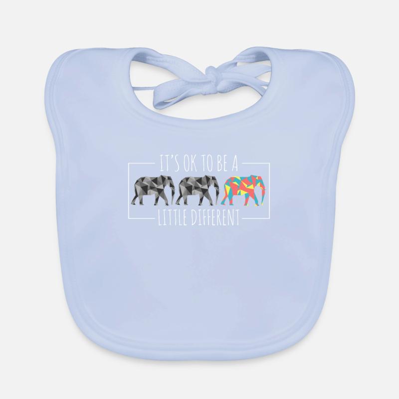Sois différent Bavoir bio Bébé