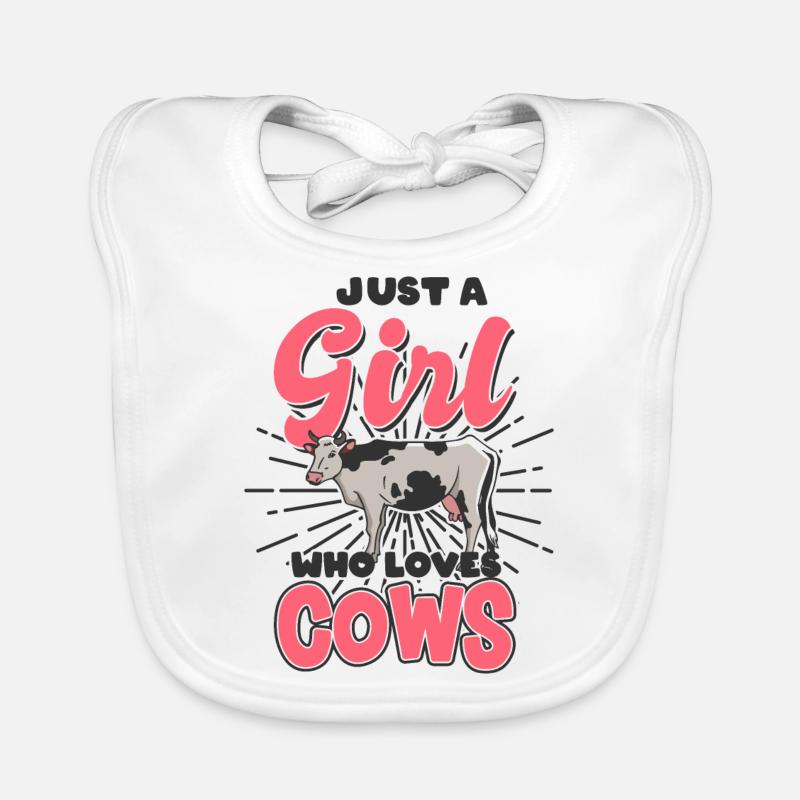 Vaches Bavoir bio Bébé