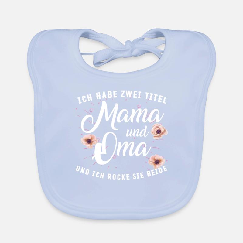 Zwei Titel Mama Und Oma Baby Bio-Lätzchen