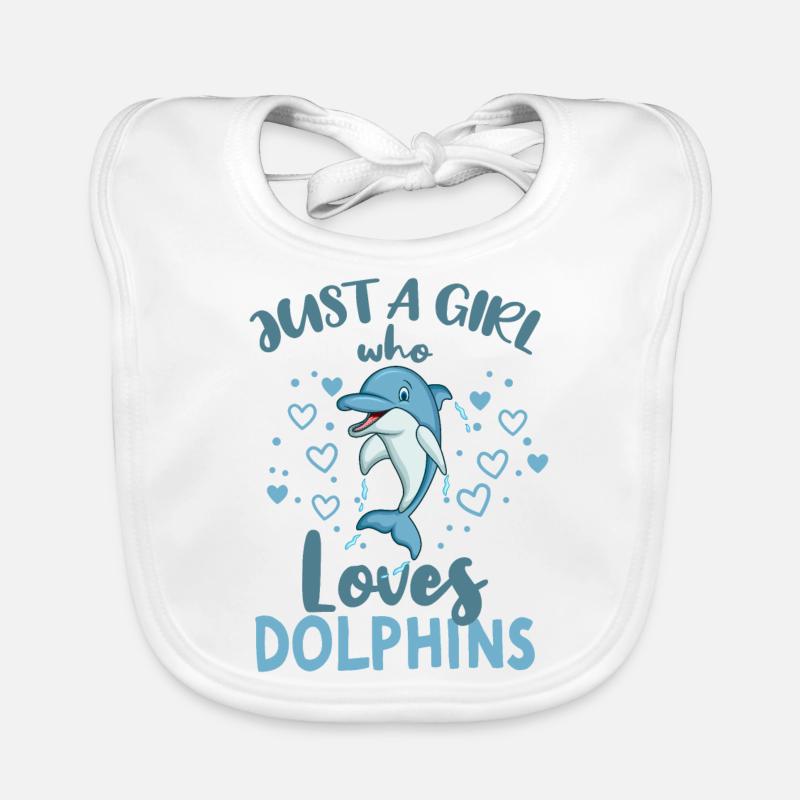 Dolphin Organic Baby Bibs