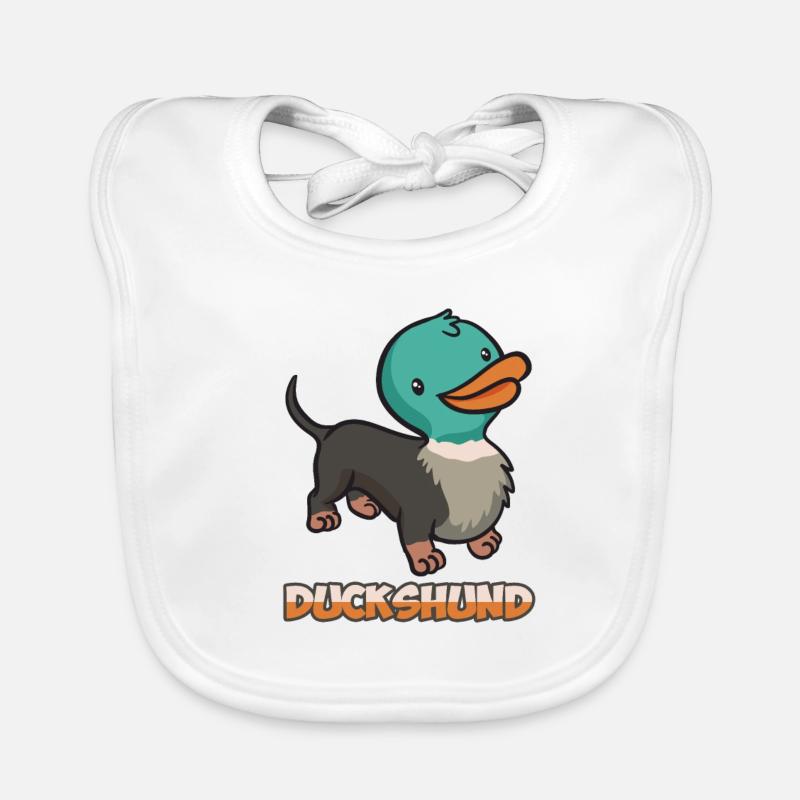 Teckel Canard Canard Bavoir bio Bébé