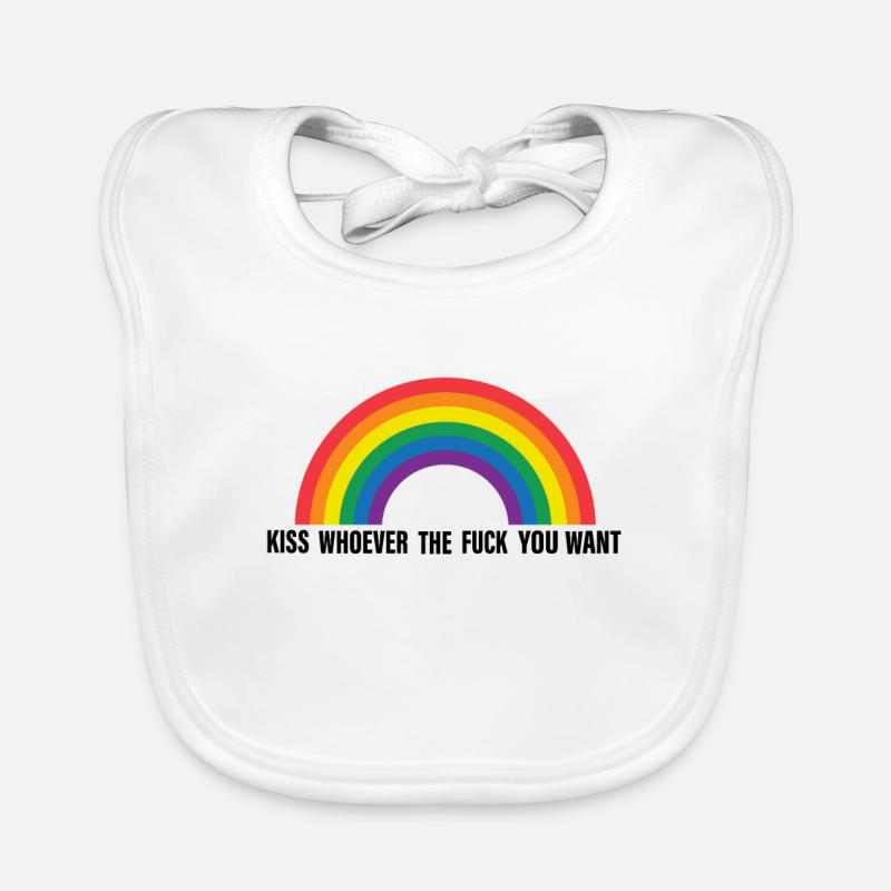 pride regenbogen Baby Bio-Lätzchen