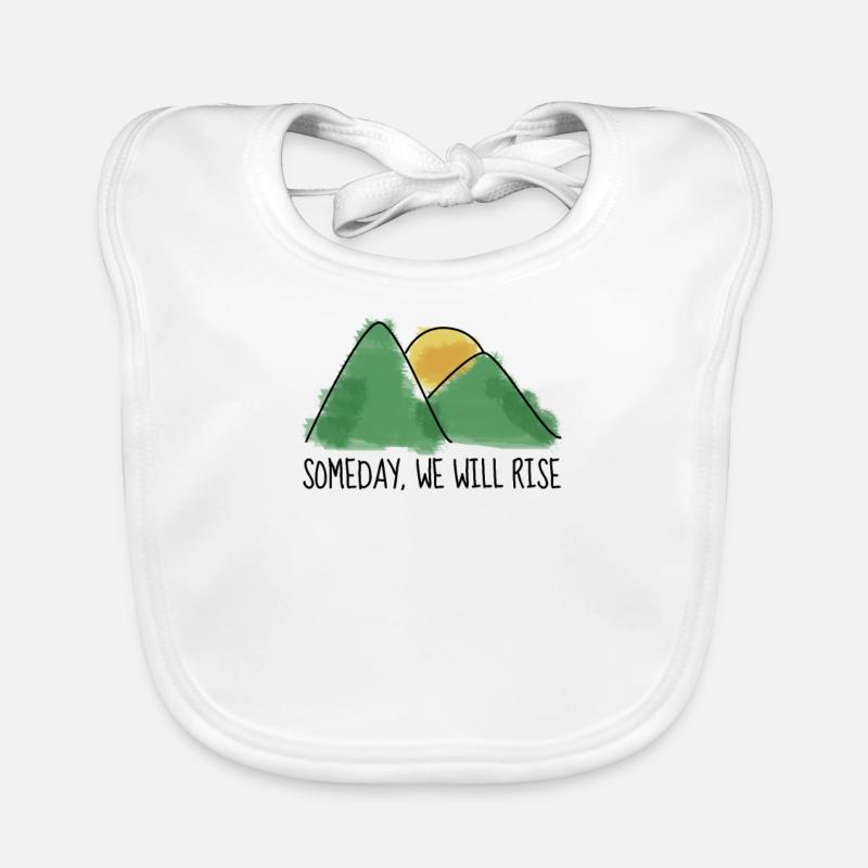 Mountains Organic Baby Bibs