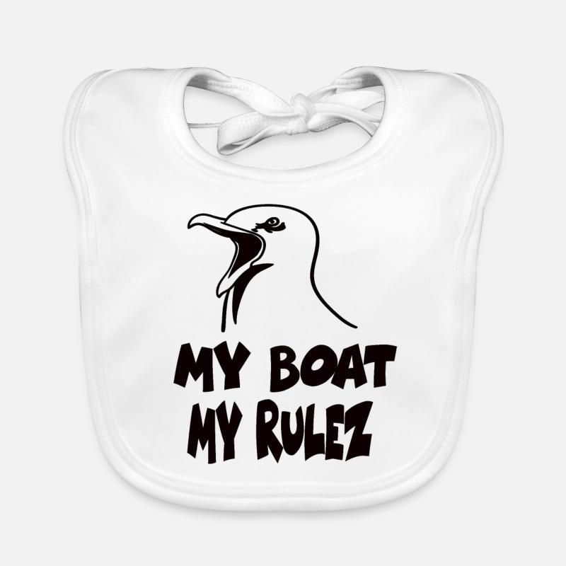 Mon bateau mes règles Bavoir bio Bébé