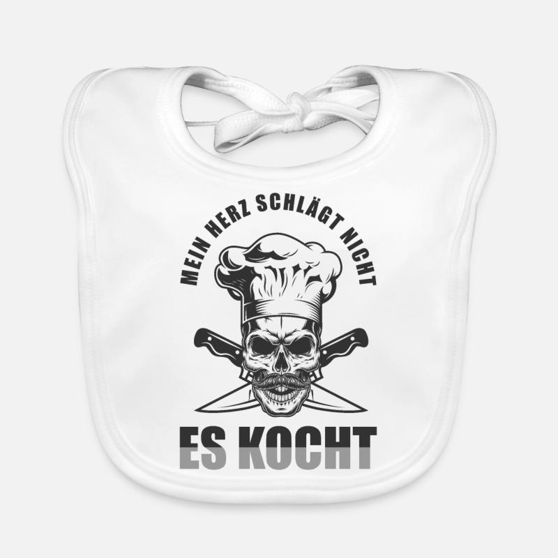 Koch - Baby Bio-Lätzchen - Weiß