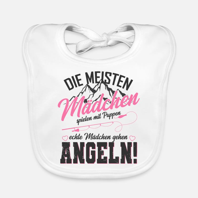Angeln Mädchen Baby Bio-Lätzchen
