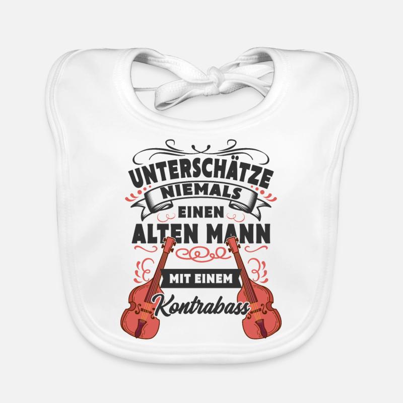 Kontrabass Baby Bio-Lätzchen