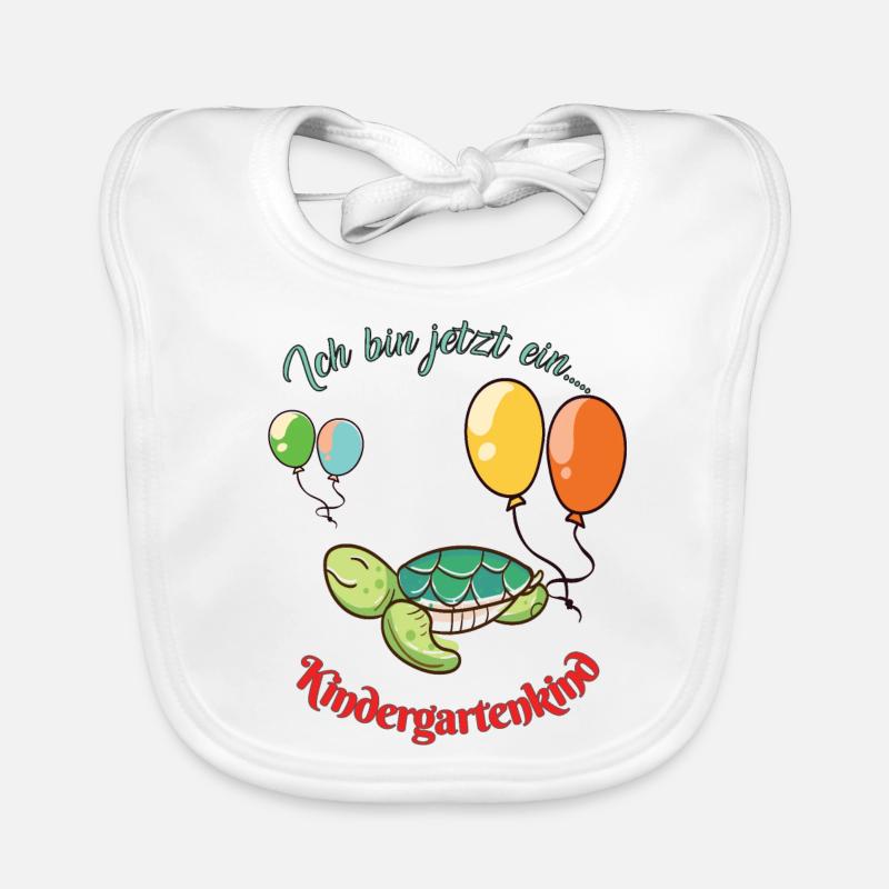 Ich bin jetzt ein Kindergartenkind Baby Bio-Lätzchen