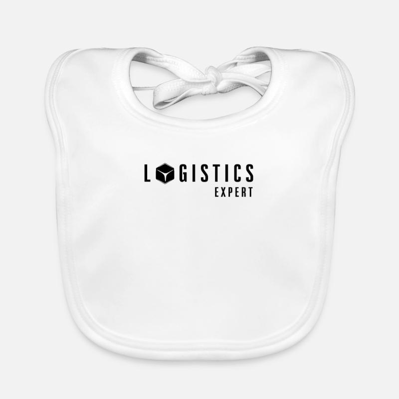 Logistics profession freight forwarding logistician gift Organic Baby Bibs