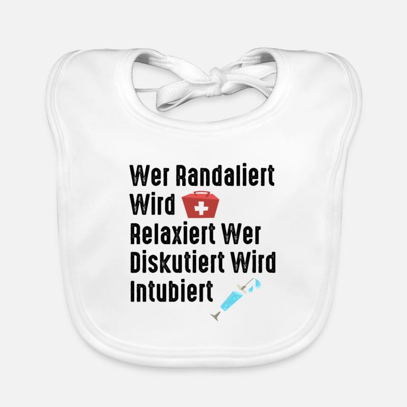 Krankenschwester Geschenk Baby Bio-Lätzchen