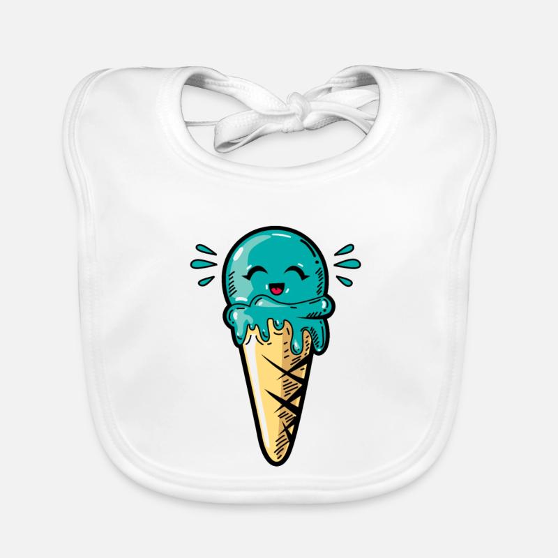 Kawaii glaçons boule Bavoir bio Bébé