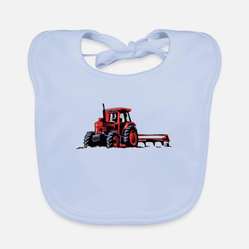 Traktor Baby Bio-Lätzchen