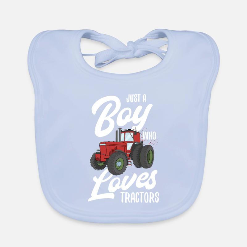 Traktor Baby Bio-Lätzchen