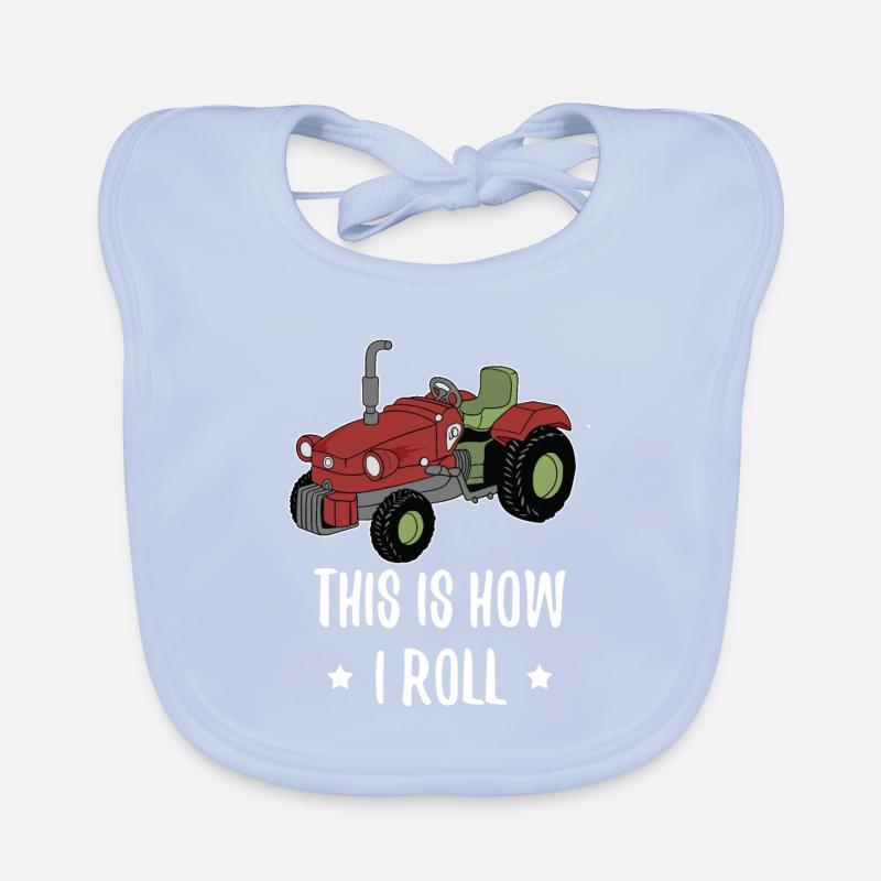 traktor Ekologisk babyhaklapp