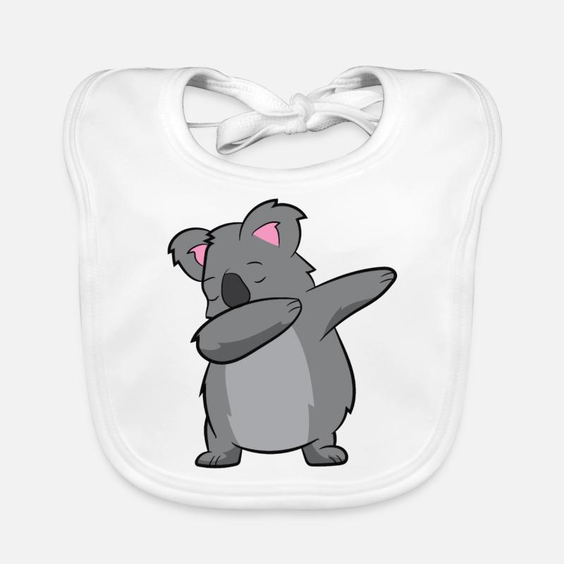 Drôle de dabbing koala Bavoir bio Bébé