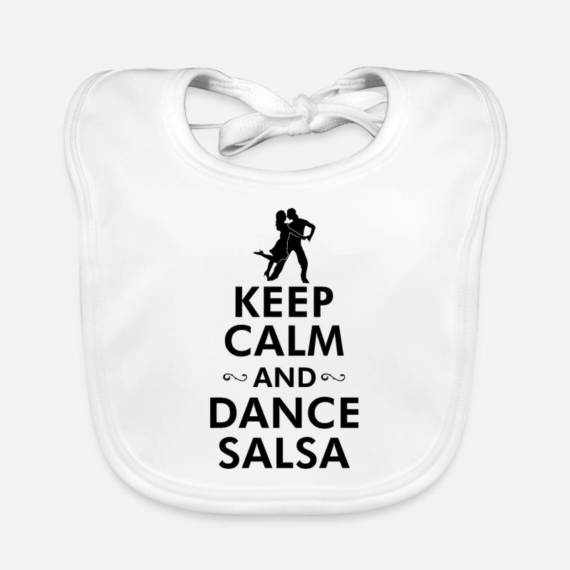 DANSE SALSA Bavoir bio Bébé