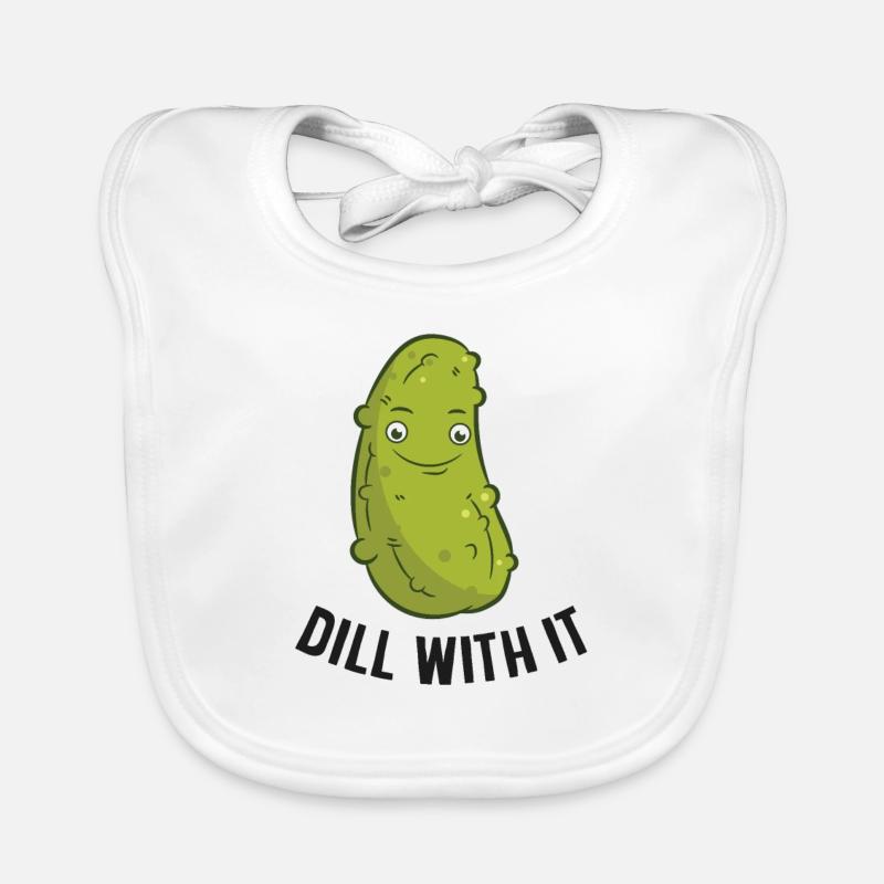 Cornichons aneth avec elle Bavoir bio Bébé