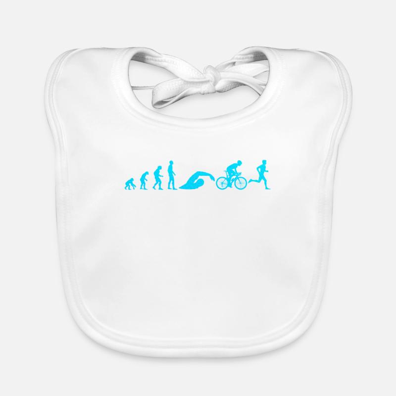 Triathlon Evolution Herren Männer Baby Bio-Lätzchen