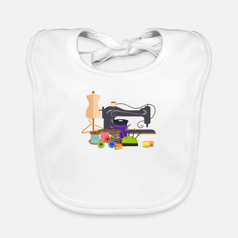 Handmade sewing utensils Organic Baby Bibs