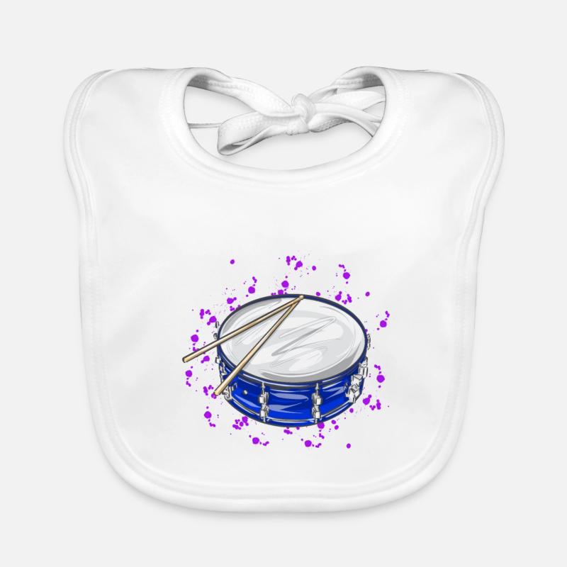 drum Organic Baby Bibs