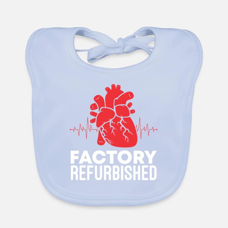 Factory Refurbished Heart Surgery Herz OP Geschenk Baby Bio-Lätzchen