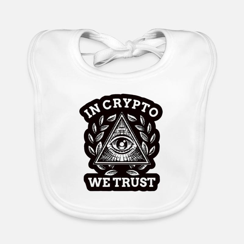 Crypto Trading Organic Baby Bibs