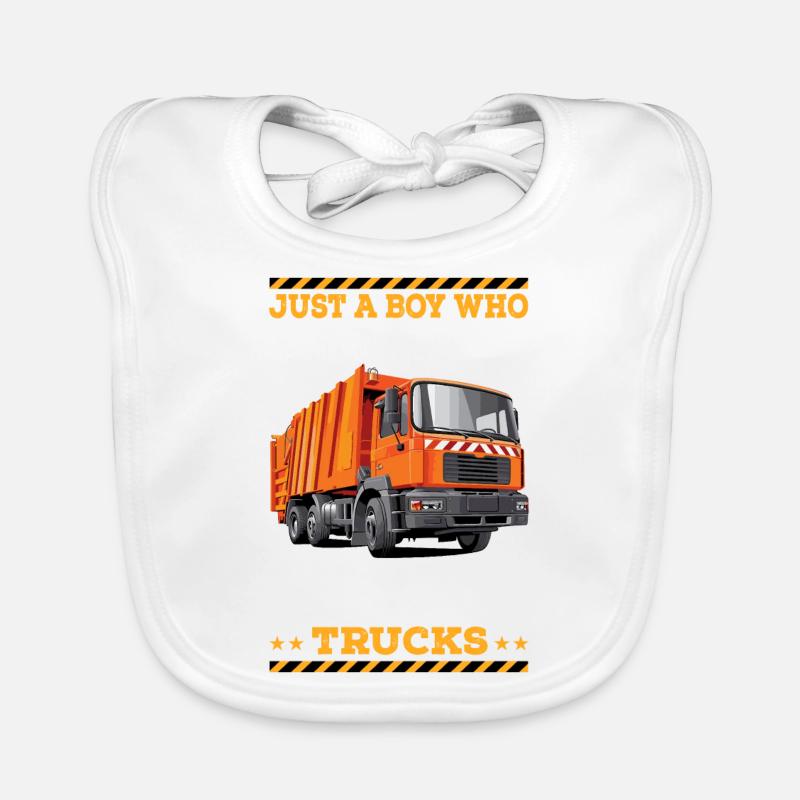 Garbage collection garbage truck garbage man saying gift Organic Baby Bibs