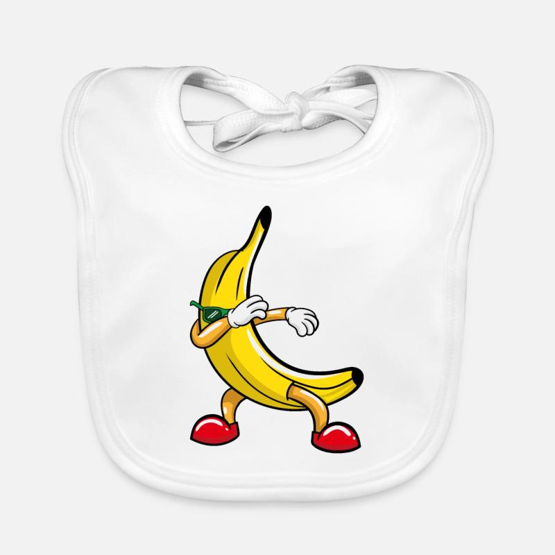 Dabbing Banane Bavoir bio Bébé