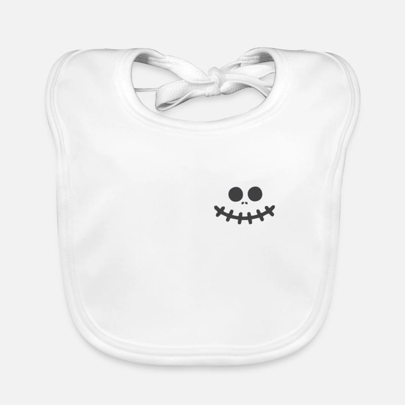 Grinning face Organic Baby Bibs